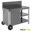 Carrello di servizio - COOK'IN GARDEN - Nova 110 - Con alzatina - 100% metallo