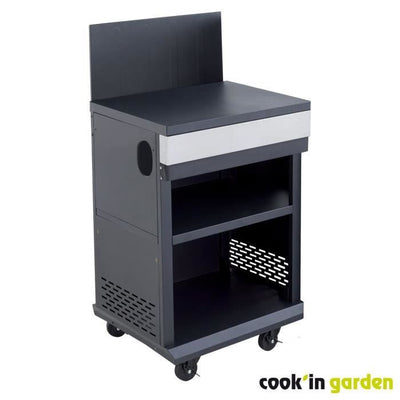 Carrello di servizio - COOK'IN GARDEN - Integrabile nei barbecue Fidgi