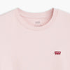 T-shirt donna Levi's Perfect Tee rosa in cotone girocollo vestibilità standard