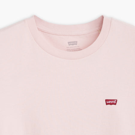 T-shirt donna Levi's Perfect Tee rosa in cotone girocollo vestibilità standard