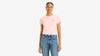 T-shirt donna Levi's Perfect Tee rosa in cotone girocollo vestibilità standard