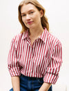 Camicia donna oversize Tommy Hilfiger a righe in cotone – Classic fit WW0WW456120AA