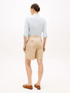 Shorts donna Tommy Hilfiger chino regular fit beige washed WW0WW49648AEG