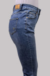 White Wise jeans donna mod Marzia Bootcut sfrangiato