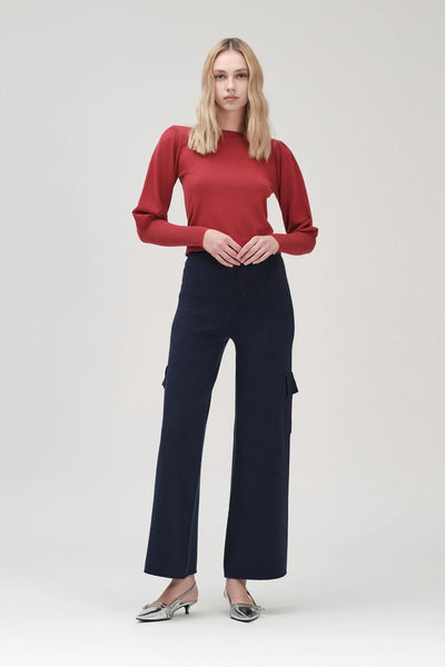 Maglia con maniche a palloncino