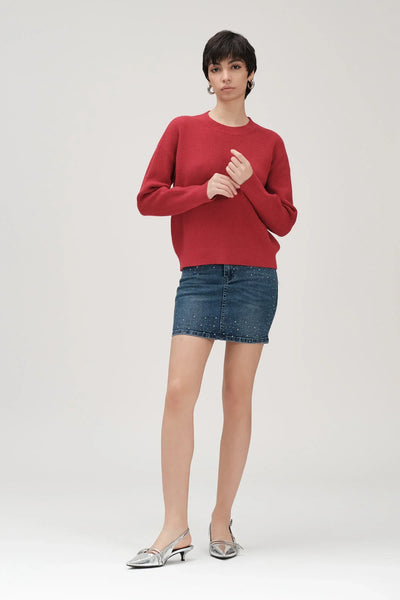 Girocollo in maglia inglese