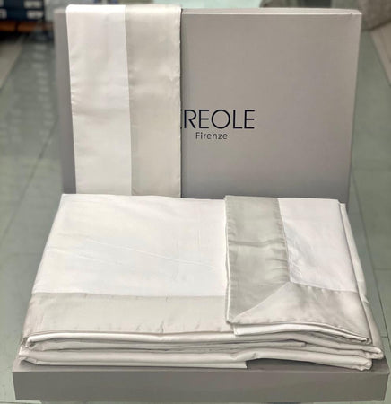 Completo Lenzuola Creole Firenze Matrimoniale Raso Cotone