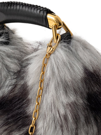 Tom Ford Borsa Hobo in Pelliccia Eco da donna