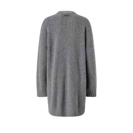 Pinko vestiti casual donna pinko - ask abito blend ws strass - grigio da donna