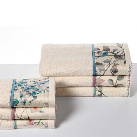 Set Asciugamani Biancheria Sanremo Spugna di Cotone