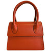 Modarno Borsetta donna trapezio in vera pelle dollaro 21x8x16 cm