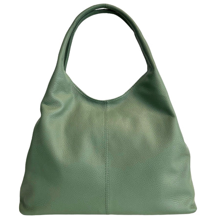 Modarno Sacca da Donna in Pelle | Nero | Borsa a Spalla | Vera Pelle | Made in Italy | Modello Samona