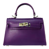 Modarno Borsetta donna Kelly in vera pelle Saffiano  21x8x14 cm