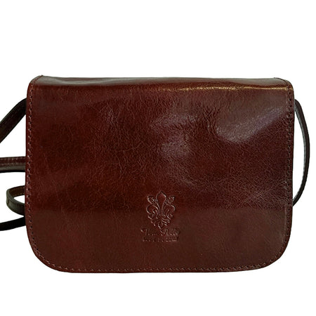 Modarno Borsa a Tracolla in Vera Pelle Conciata al Vegetale 20 x 7 x 15 cm