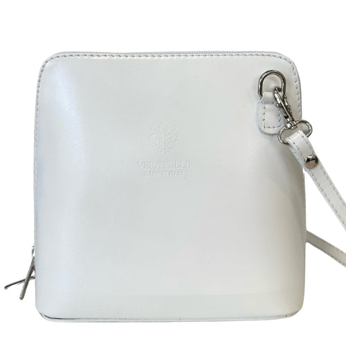 Modarno Borsetta a tracolla in vera pelle utility 18x8x16 cm