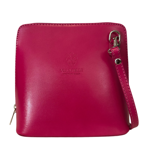 Modarno Borsetta a tracolla in vera pelle utility 18x8x16 cm