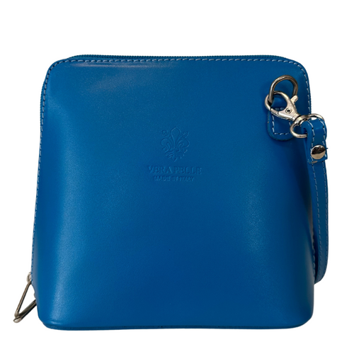 Modarno Borsetta a tracolla in vera pelle utility 18x8x16 cm