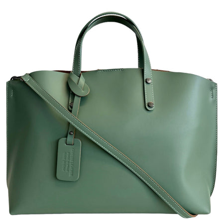Modarno Borsa Donna Grande a Mano Pelle con Tracolla Shopper