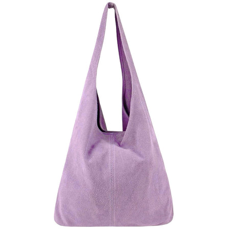 Modarno Borsa a tracolla da donna in pelle scamosciata pochette, borsa a tracolla, shopper, da donna, in vera pelle