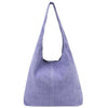 Modarno Borsa a tracolla da donna in pelle scamosciata pochette, borsa a tracolla, shopper, da donna, in vera pelle