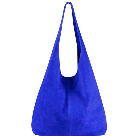 Modarno Borsa a tracolla da donna in pelle scamosciata pochette, borsa a tracolla, shopper, da donna, in vera pelle