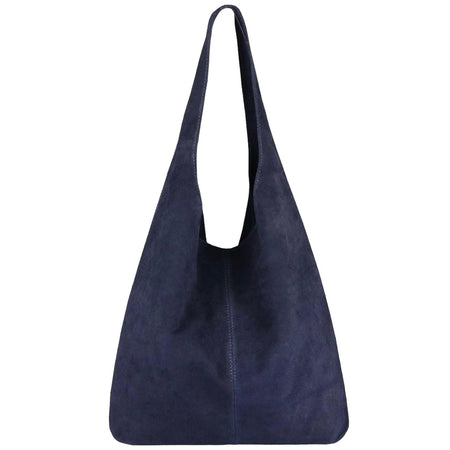 Modarno Borsa a tracolla da donna in pelle scamosciata pochette, borsa a tracolla, shopper, da donna, in vera pelle