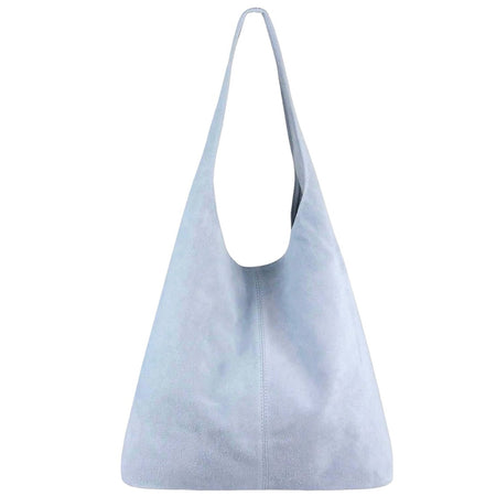 Modarno Borsa a tracolla da donna in pelle scamosciata pochette, borsa a tracolla, shopper, da donna, in vera pelle