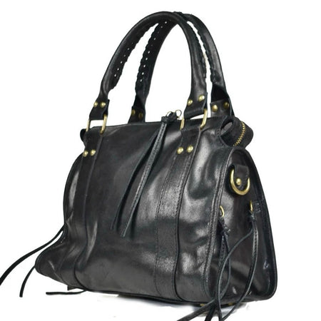 Modarno Borsa Confy in vera pelle made in Italy 26x12x20 cm