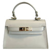 Modarno Borsetta donna Kelly in vera pelle Saffiano  21x8x14 cm