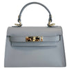 Modarno Borsetta donna Kelly in vera pelle Saffiano  21x8x14 cm