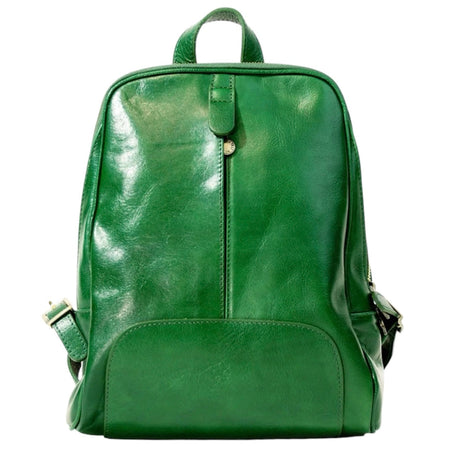 Modarno Zano in cuoio medio con zipper 30x8x21 cm