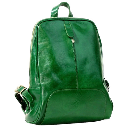 Modarno Zano in cuoio medio con zipper 30x8x21 cm