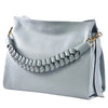 Modarno Borsa donna a tracolla/mano con manico intrecciato 31x13x24 cm