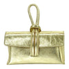 Modarno Borsetta Pochetta Gancio ad Anello in vera pelle 24x7x13 cm