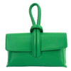 Modarno Borsetta Pochetta Gancio ad Anello in vera pelle 24x7x13 cm