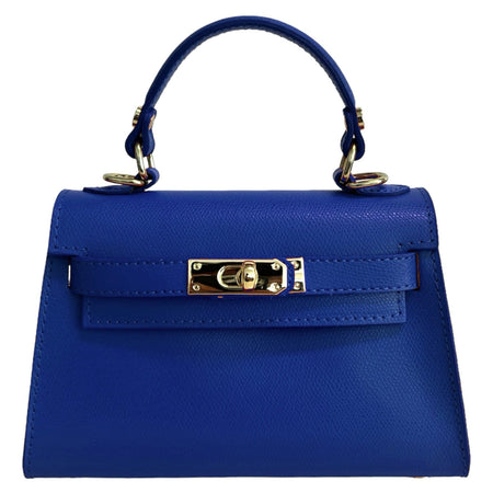 Modarno Borsetta donna "Kelly" in vera pelle Saffiano  21x8x14 cm