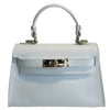 Modarno Borsetta donna Kelly in vera pelle Saffiano  21x8x14 cm