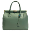 Modarno Handbag Borsa Donna a Mano Pelle con Tracolla Bauletto 35x28x16 cm