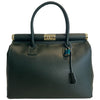 Modarno Handbag Borsa Donna a Mano Pelle con Tracolla Bauletto 35x28x16 cm