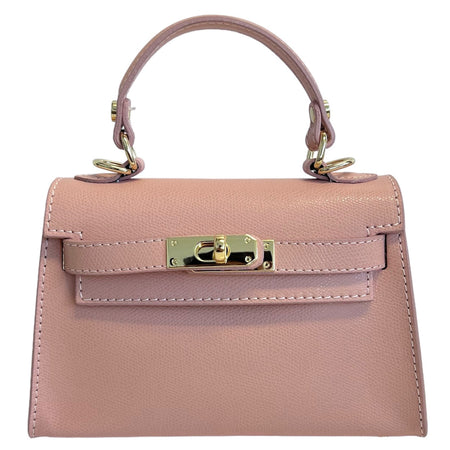 Modarno Borsetta donna "Kelly" in vera pelle Saffiano  21x8x14 cm
