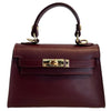 Modarno Borsetta donna Kelly in vera pelle Saffiano  21x8x14 cm