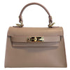 Modarno Borsetta donna Kelly in vera pelle Saffiano  21x8x14 cm