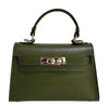 Modarno Borsetta donna Kelly in vera pelle Saffiano  21x8x14 cm