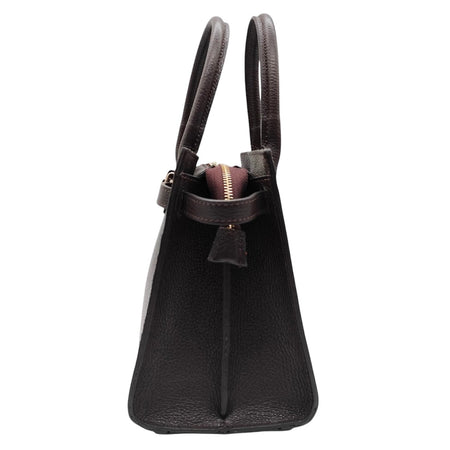 Modarno Borsa a mano e a tracolla "Gina"  in vera pelle 28x14x20cm