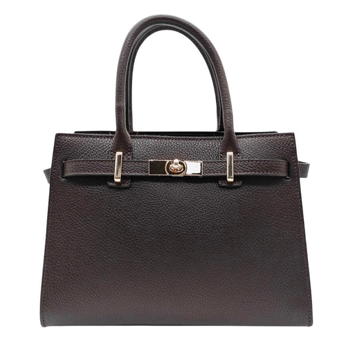 Modarno Borsa a mano e a tracolla Gina  in vera pelle 28x14x20cm