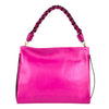 Modarno Borsa donna a tracolla/mano con manico intrecciato 31x13x24 cm