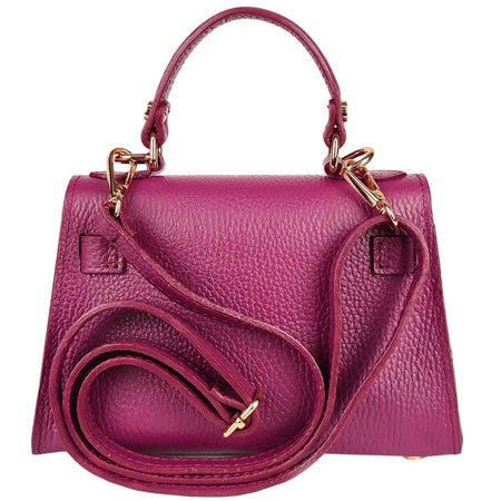 Modarno Borsetta donna "Kelly" in vera pelle Dollaro  21x8x14 cm