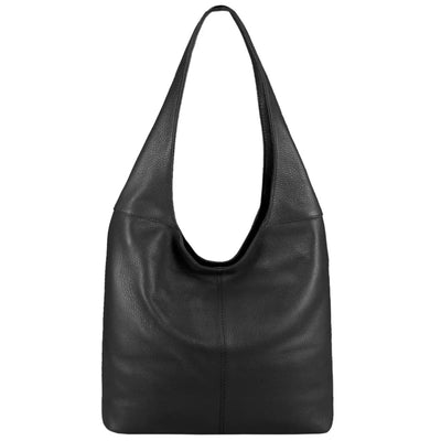 Modarno Borsa Hobo a spalla in Vera Pelle Dollaro Made In Italy 38x16x28 cm