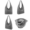 Modarno Borsa Hobo a spalla in Vera Pelle Dollaro Made In Italy 38x16x28 cm