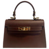 Modarno Borsetta donna Kelly in vera pelle Saffiano  21x8x14 cm